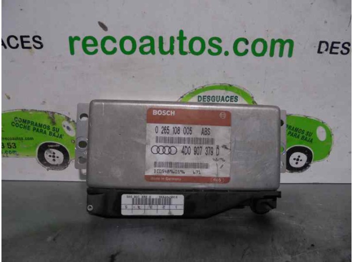 Recambio de centralita abs para audi a6 berlina (c4) 2.5 tdi cat (ael) referencia OEM IAM 4D0907379D 0265108005 