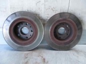 Replacement rear brake disc for Alfa Romeo 166 2.4 JTD cat OEM IAM reference 