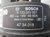 Recambio de alternador para saab 900 cabrio 2.3 cat referencia OEM IAM 4734018 0123320057 BOSCH