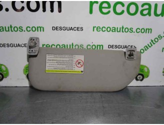 Recambio de parasol derecho para peugeot 107 urban move referencia OEM IAM 