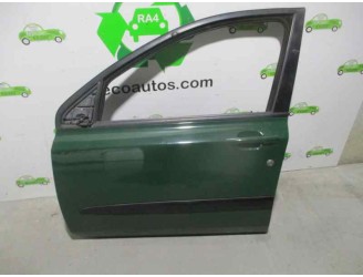 Replacement front left door for Fiat Stilo (192) 1.9 JTD / 1.9 JTD 115 Active OEM IAM reference 0046752947 GREEN 5 