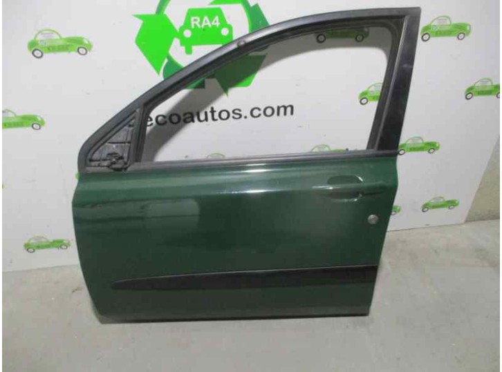 Replacement front left door for Fiat Stilo (192) 1.9 JTD / 1.9 JTD 115 Active OEM IAM reference 0046752947 GREEN 5 
