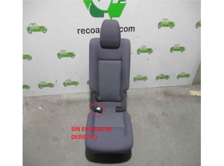 Recambio de asiento trasero medio para nissan almera tino (v10m) 1.8 16v cat referencia OEM IAM TELA GRIS 5 PUERTAS
