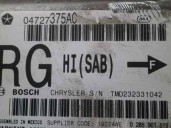 Recambio de centralita airbag para chrysler voyager (rg) 2.5 crd cat referencia OEM IAM 04727375AC 0285001519 BOSCH