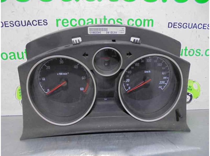 Recambio de cuadro instrumentos para opel astra h berlina enjoy referencia OEM IAM 93181597  