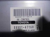 Recambio de modulo electronico para toyota prius (nhw20) 1.5 cat referencia OEM IAM 8998147160  