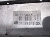 Recambio de intercooler para opel zafira a 2.0 dti referencia OEM IAM 09129519 73645 BEHR