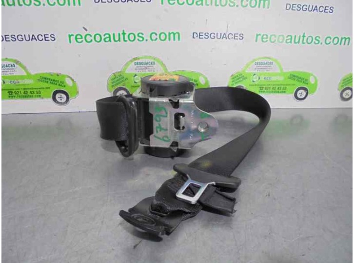 Recambio de cinturon seguridad trasero derecho para opel corsa d 1.3 16v cdti referencia OEM IAM 13251319 609160500A 5 PUERTAS