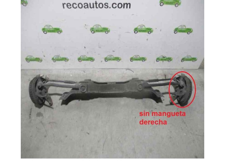 Recambio de puente trasero para kia shuma 1.5 cat referencia OEM IAM TAMBOR DE 4 AGUJEROS BURRA 19