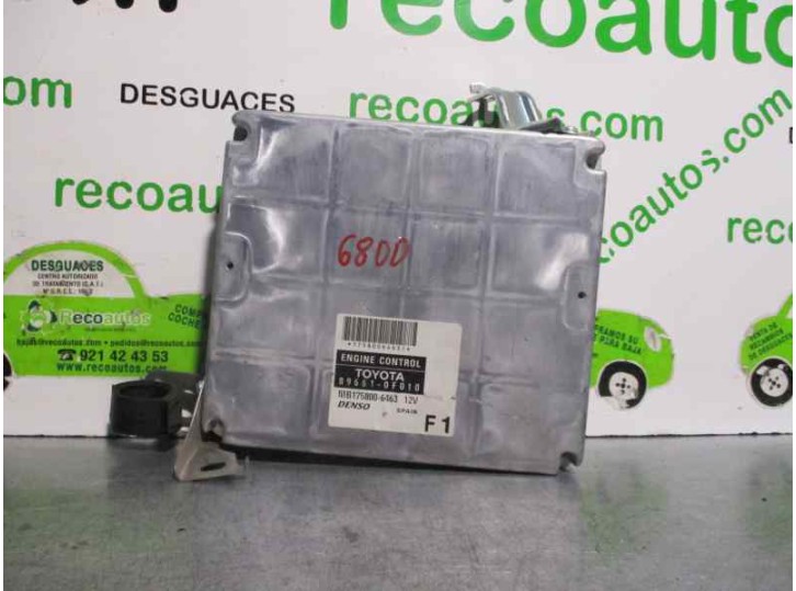 Replacement engine control unit ECU for Toyota Corolla Verso (R1) 2.0 D-4D Sol OEM IAM reference 896610F010 MB1758006463 DENSO