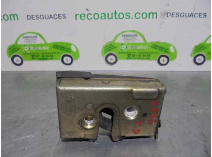 Recambio de cerradura puerta trasera derecha para audi 80 (811/813) 2.0 referencia OEM IAM 893837016C  4 PUERTAS