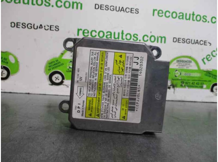 Recambio de centralita airbag para daewoo kalos 1.2 cat referencia OEM IAM 96534481 7088191 