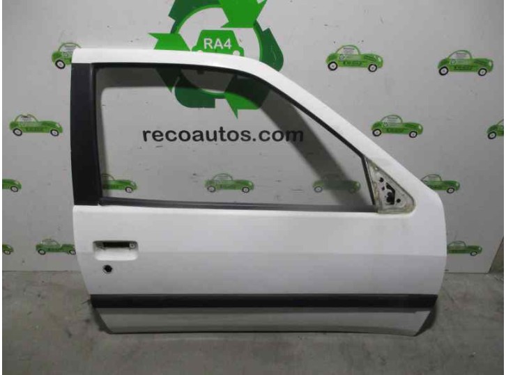 Replacement front right door for Peugeot 306 sedan 3/5 doors (S1) 2.0 CAT OEM IAM reference 9004L8 WHITE 3 DOOR