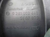 Recambio de caudalimetro para saab 9-3 berlina 2.2 16v tid cat referencia OEM IAM 5167879 0281002443 BOSCH