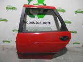 Replacement rear left door for Saab 9-3 saloon 2.2 16v TID CAT OEM IAM reference 12769492 RED 5 DOORS