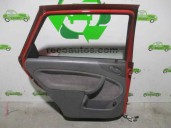 Replacement rear left door for Saab 9-3 saloon 2.2 16v TID CAT OEM IAM reference 12769492 RED 5 DOORS