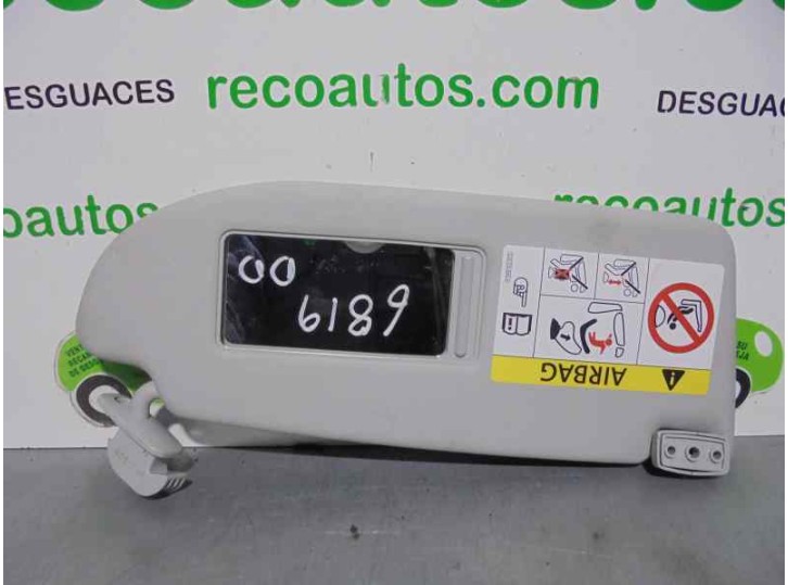 Recambio de parasol derecho para seat ibiza iv (6j5, 6p1) 1.0 tsi referencia OEM IAM 