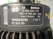 Recambio de alternador para volvo serie 850 2.5 20v cat referencia OEM IAM 0123545001 9130485 BOSCH