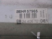 Recambio de intercooler para opel zafira a 2.0 dti referencia OEM IAM 24406701 57965 BEHR