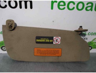Replacement left sun visor for Jeep GR.Cherokee (WJ/WG) 3.1 TD CAT OEM IAM reference 5FS51RK5 