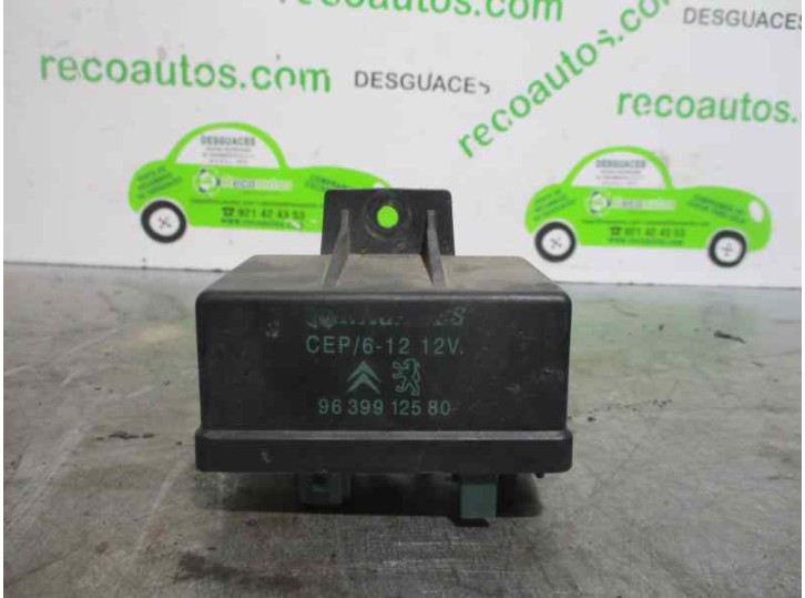 Recambio de caja precalentamiento para peugeot partner (s1) 1.9 diesel referencia OEM IAM 9639912580 NAGARES