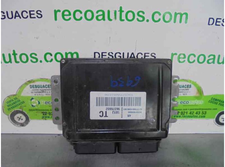 Replacement engine control unit (ECU) for Chevrolet Kalos 1.2 cat OEM IAM reference 96376652 