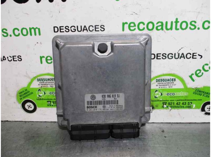 Replacement engine ECU for Volkswagen Passat Saloon (3B2) 1.9 TDI OEM IAM reference 038906019BJ 0281010176 BOSCH