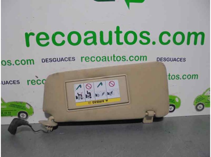 Recambio de parasol derecho para jaguar xj 4.2 v8 32v cat referencia OEM IAM 2U5A00014BA  