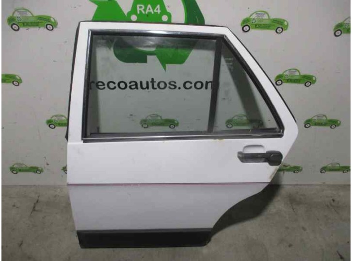 Recambio de puerta trasera izquierda para fiat regata berlina 1.3 referencia OEM IAM  BLANCA 4 PUERTAS