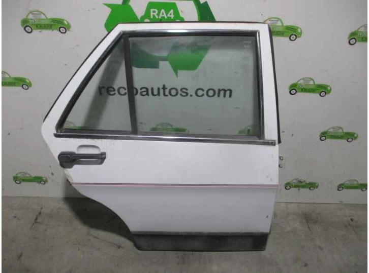 Replacement rear right door for Fiat Regata berlina 1.3 OEM IAM reference WHITE 4 DOORS