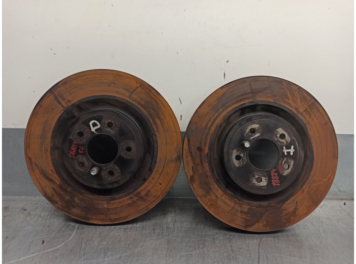 Recambio de disco freno delantero para nissan 370 z (z34) 3.7 v6 cat referencia OEM IAM 40206JL00B 