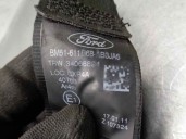 Replacement rear left seat belt for Ford Focus saloon (CB8) 1.6 TDCi CAT OEM IAM reference BM51611B68AB 5 DOORS