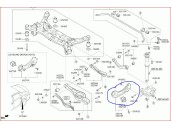 Replacement rear left lower suspension arm for Kia Optima 1.7 CRDi CAT OEM IAM reference 55271A8300 