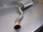 Recambio de tubo escape trasero para renault rapid/express (f40) referencia OEM IAM RN557 RN.557 DURAMAS