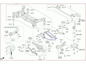 Replacement rear right lower suspension arm for Kia Optima 1.7 CRDi CAT OEM IAM reference 55260D4700 