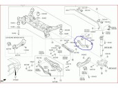 Replacement rear right upper suspension arm for Kia Optima 1.7 CRDi CAT OEM IAM reference 55120C3000 