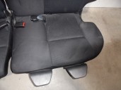 Recambio de asientos traseros para nissan micra (k13) 1.2 cat referencia OEM IAM TELA NEGRA 5 PUERTAS