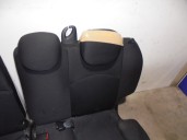 Recambio de asientos traseros para nissan micra (k13) 1.2 cat referencia OEM IAM TELA NEGRA 5 PUERTAS