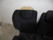 Recambio de asientos traseros para nissan micra (k13) 1.2 cat referencia OEM IAM TELA NEGRA 5 PUERTAS