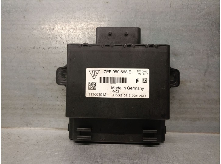 Recambio de modulo electronico para porsche cayenne (92a) 3.0 diesel referencia OEM IAM 7PP959663E 111001912