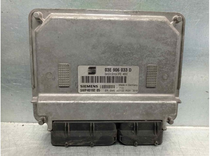 Recambio de centralita motor uce para seat ibiza (6l1) cool referencia OEM IAM 03E906033D 5WP4019205 SIEMNES