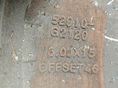 Recambio de llanta para hyundai ioniq referencia OEM IAM 52910G2120 R156.0JX15OFFSET46 ALUMINIO 5P