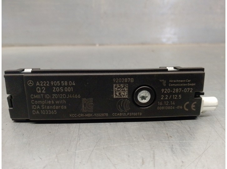 Recambio de modulo electronico para mercedes-benz clase c (w205) familiar 2.1 cdi cat referencia OEM IAM A2229055804 