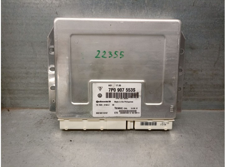Replacement electronic module for Porsche Cayenne (92A) 3.0 Diesel OEM IAM reference 7P0907553S 15152801922 CONTINENTAL