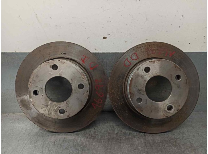 Recambio de disco freno delantero para ford fiesta berlina 1.25 16v cat referencia OEM IAM 1112542  