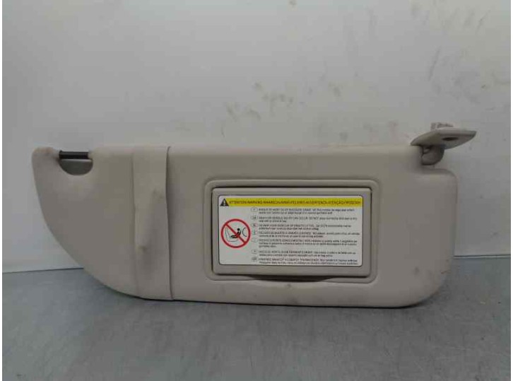 Recambio de parasol derecho para toyota aygo (kgb/wnb) 1.0 cat referencia OEM IAM 0474109010  