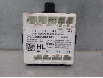 Recambio de centralita cierre para mercedes-benz clase c (w205) familiar 2.1 cdi cat referencia OEM IAM A2059006113 284159231030