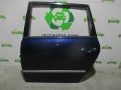 Recambio de puerta trasera izquierda para toyota avensis verso (m20) 1998 referencia OEM IAM 6700444060 AZUL 5 PUERTAS