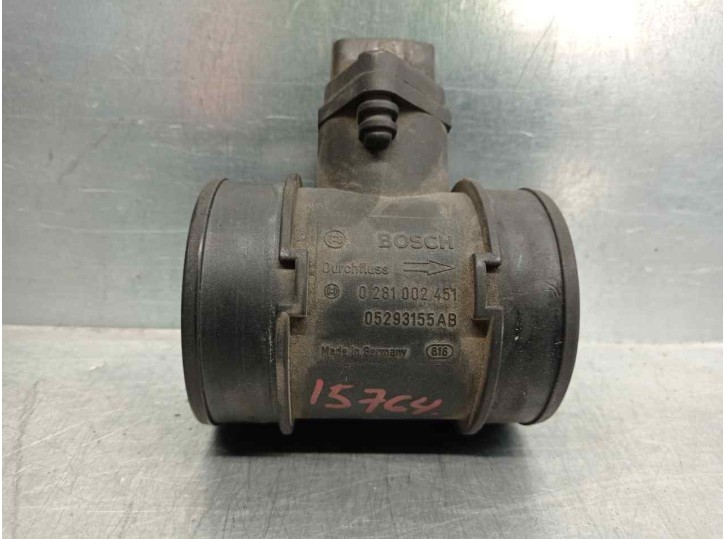 Recambio de caudalimetro para chrysler voyager (rg) 2.5 crd executive referencia OEM IAM 05293155AB 0281002451 BOSCH