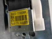 Replacement rear right seat belt for Hyundai Getz (TB) 1.1 12V CAT OEM IAM reference 898201C000 5 DOORS